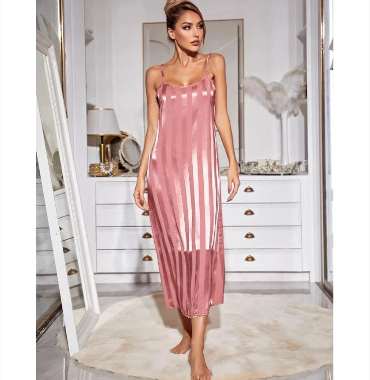 Wholesale Cheap Stain Custom Plus Size 4xl Lounge Wear Pajama Women's Sleepwear Night Gown