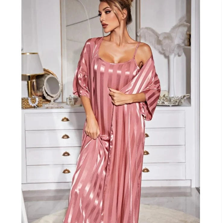 Wholesale Cheap Stain Custom Plus Size 4xl Lounge Wear Pajama Women's Sleepwear Night Gown