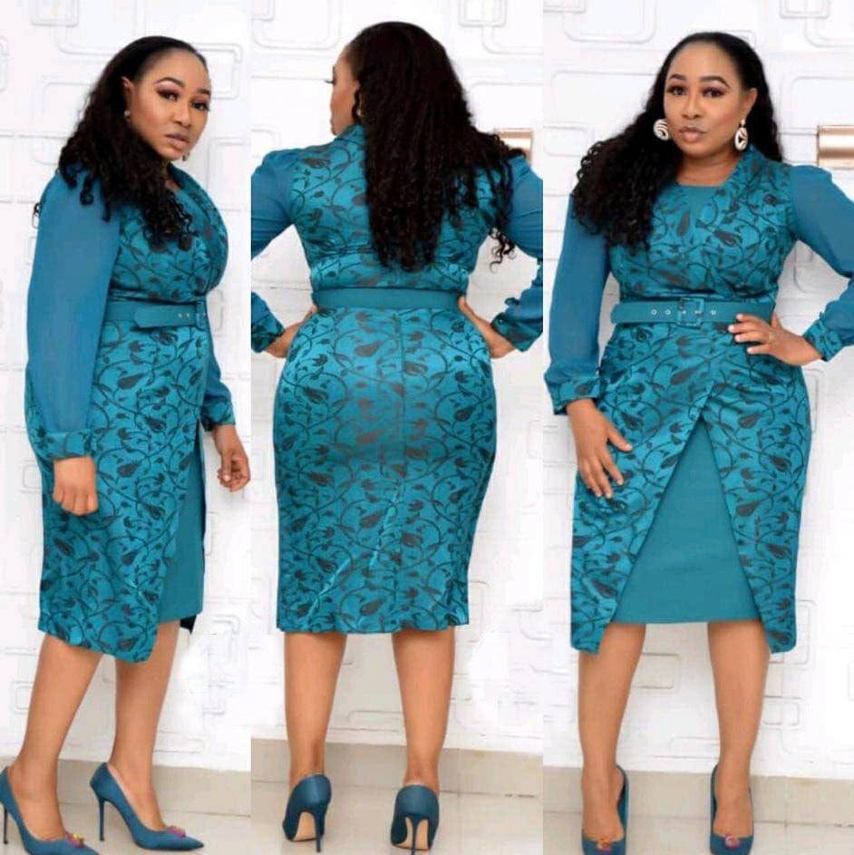 Wholesale Chiffon Patchwork kitenge Africa Plus Size Two Piece Set women dress casual for office wear
