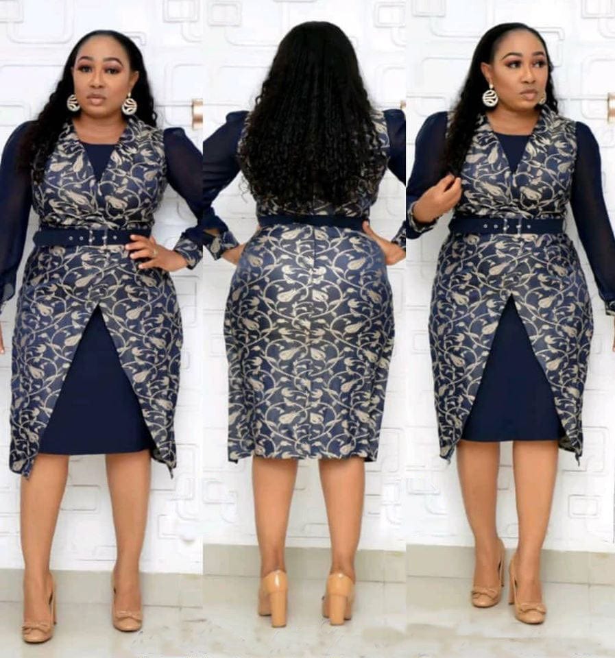Wholesale Chiffon Patchwork kitenge Africa Plus Size Two Piece Set women dress casual for office wear