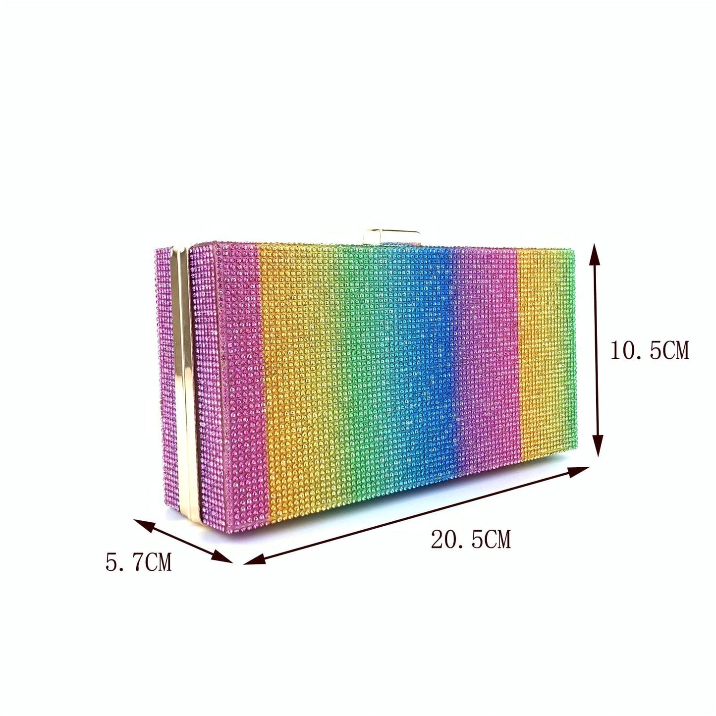 Wholesale Custom Lady Elegant Evening Bag Luxury Women Popular Rainbow Party evening handbags for women