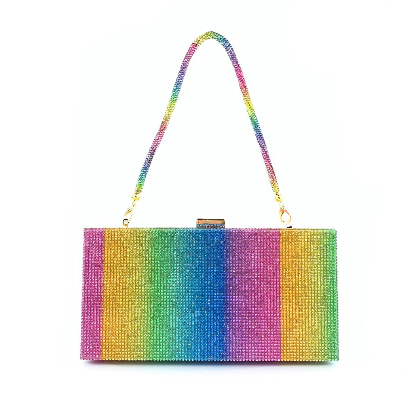 Wholesale Custom Lady Elegant Evening Bag Luxury Women Popular Rainbow Party evening handbags for women