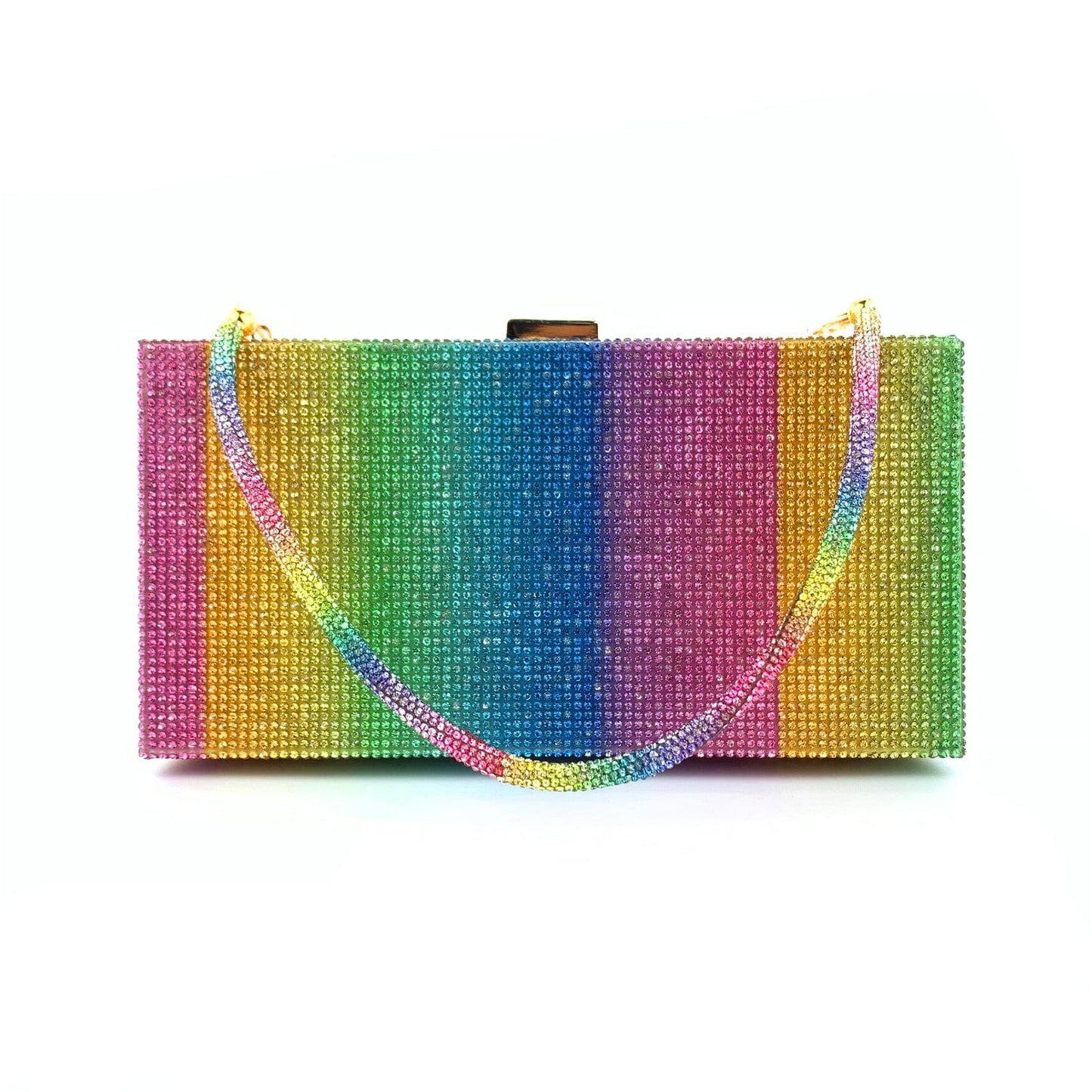 Wholesale Custom Lady Elegant Evening Bag Luxury Women Popular Rainbow Party evening handbags for women