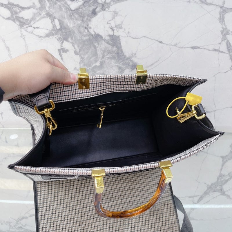 Wholesale custom leisure tote bag famous brand crossbody shoulder handbag for woman