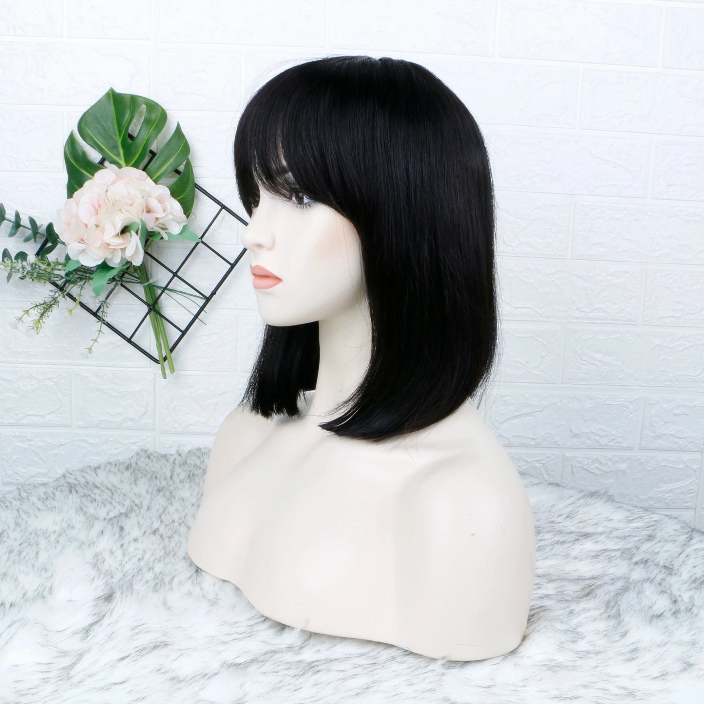 Wholesale Cuticle Aligned Unprocessed Virgin Human Hair short bob Lace front human hair Wigs