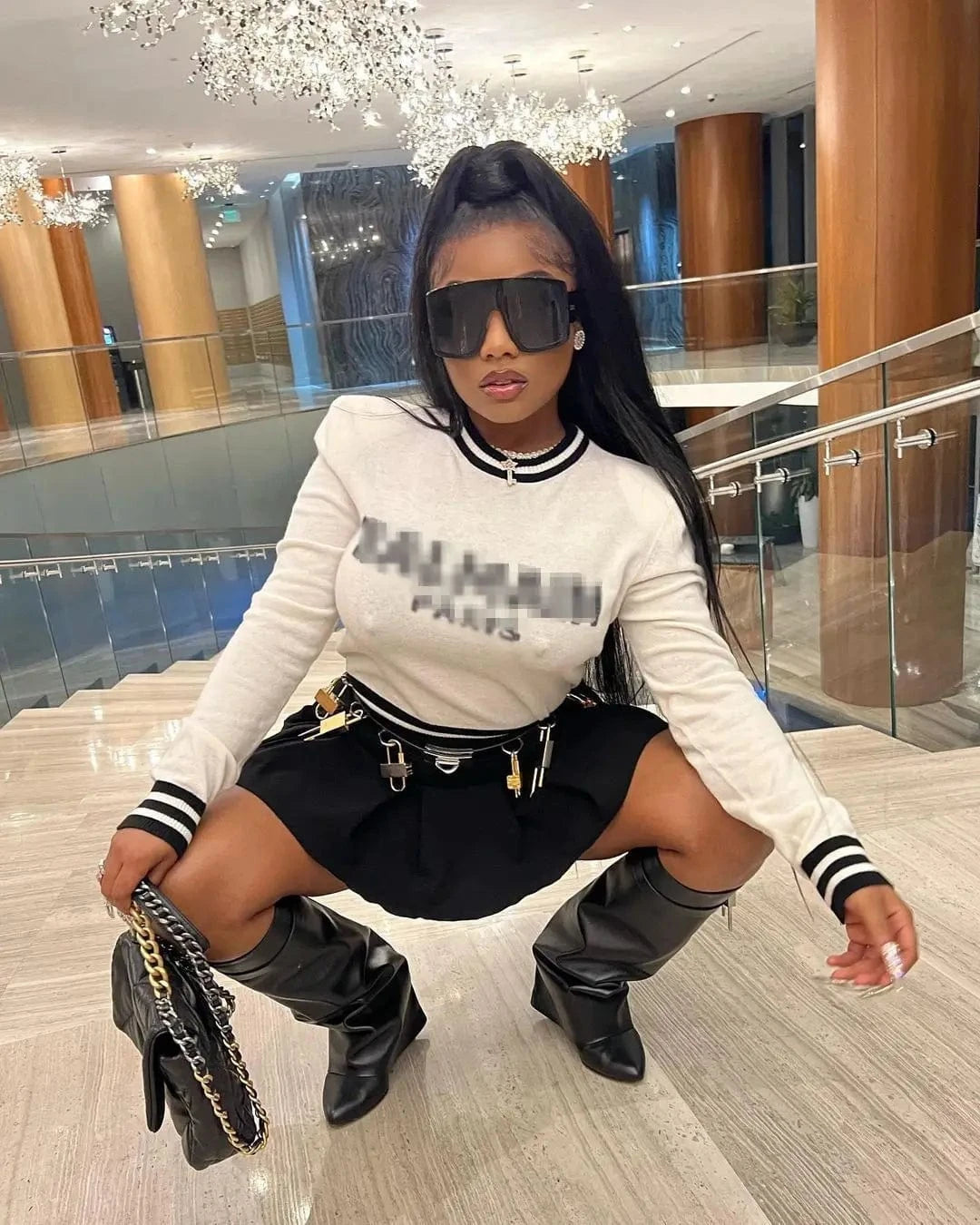 Wholesale designer clothing fashion street pullover hoodies casual long sleeve loose sweatshirt for women