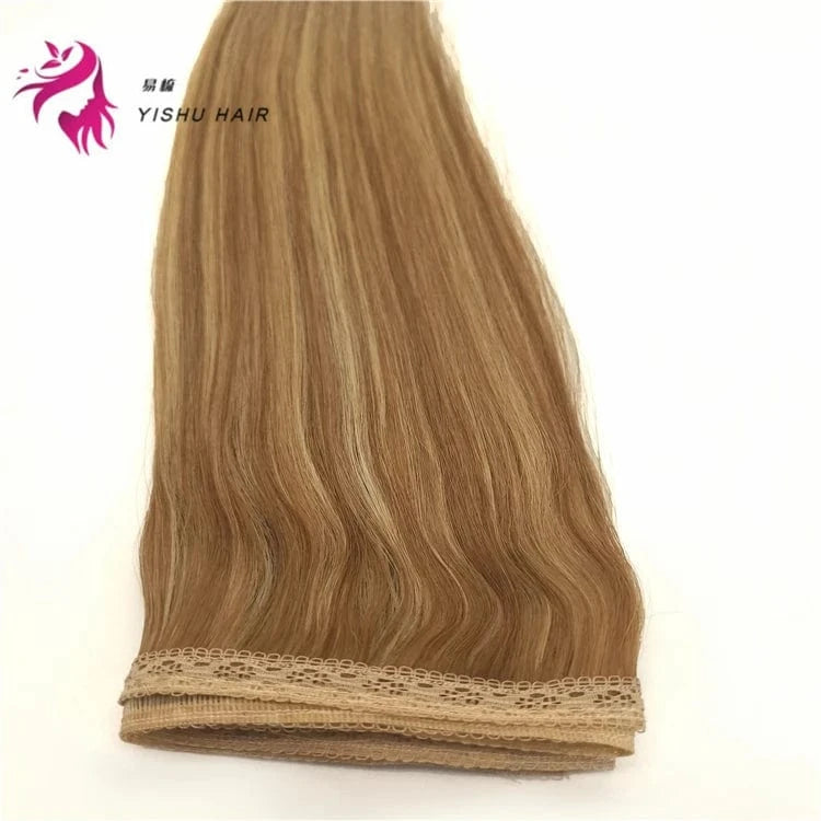 Wholesale Double Drawn 100% Human Hair Extensions, Invisible Tape In Hair Extensions Human Remy Skin Weft Tape Hair Extensions