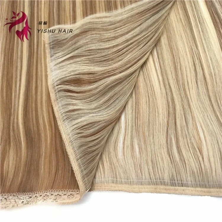 Wholesale Double Drawn 100% Human Hair Extensions, Invisible Tape In Hair Extensions Human Remy Skin Weft Tape Hair Extensions