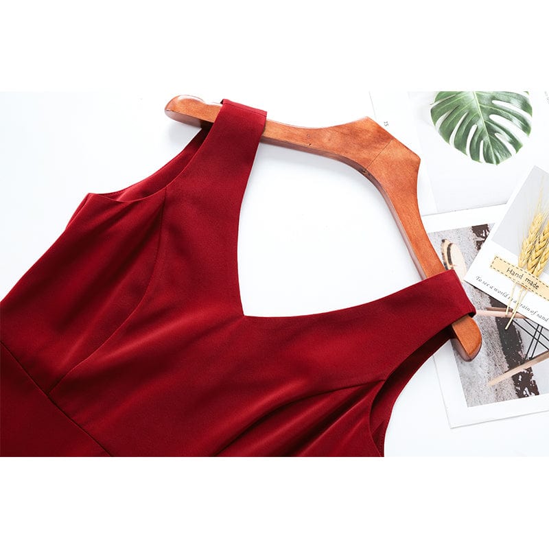 Wholesale Elegant Summer Women's Office Work Party sexy Evening Dresses Fashion Soft Lady Casual V neck Blazer Dress