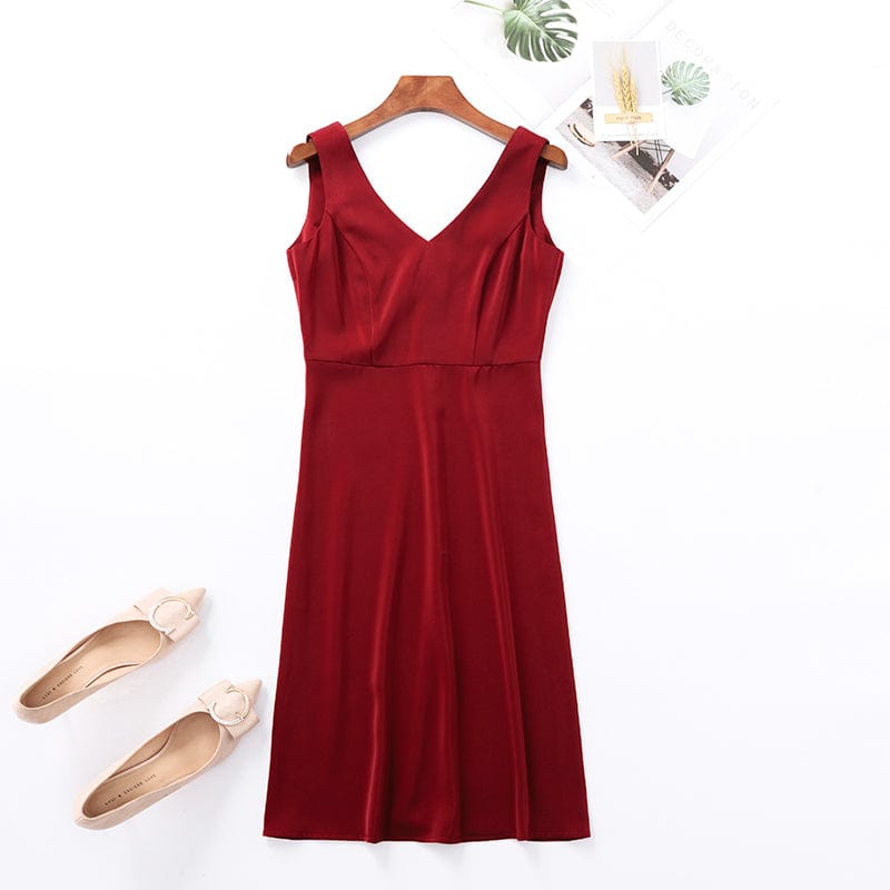 Wholesale Elegant Summer Women's Office Work Party sexy Evening Dresses Fashion Soft Lady Casual V neck Blazer Dress