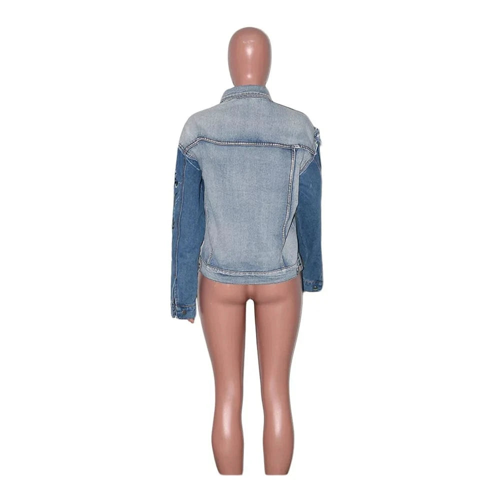 Wholesale Fall Plus Size Jackets Long Coat For Ladies Winter Jean Women's Jackets Girls Denim Jacket Woman Women's Coats