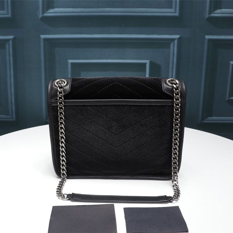 Wholesale fashion brand genuine leather bags luxury high quality chain handbags