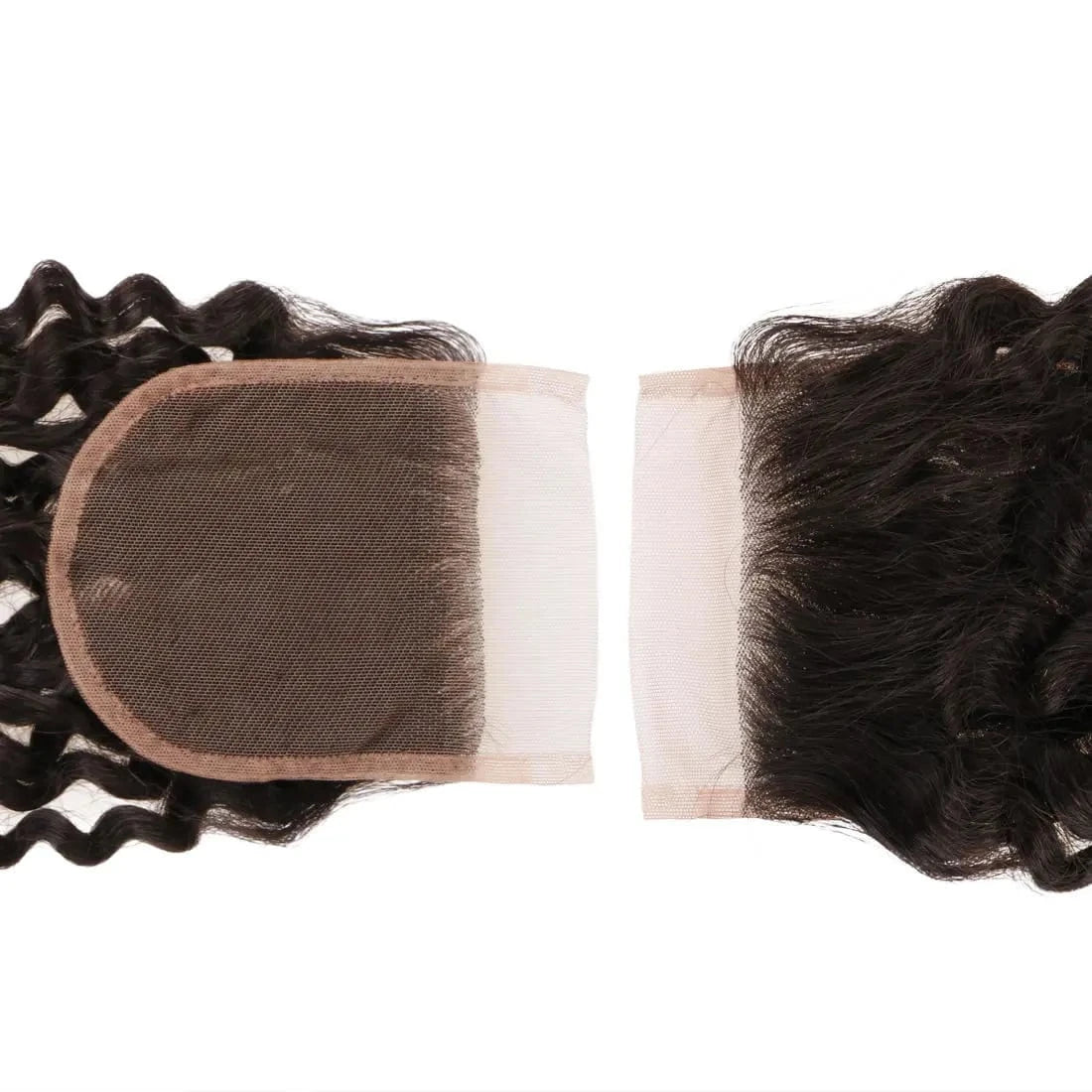 Wholesale Free Part 4 X 4 Lace Deep Curly Brazilian Hair Lace Frontal Closure in Human Hair Extension