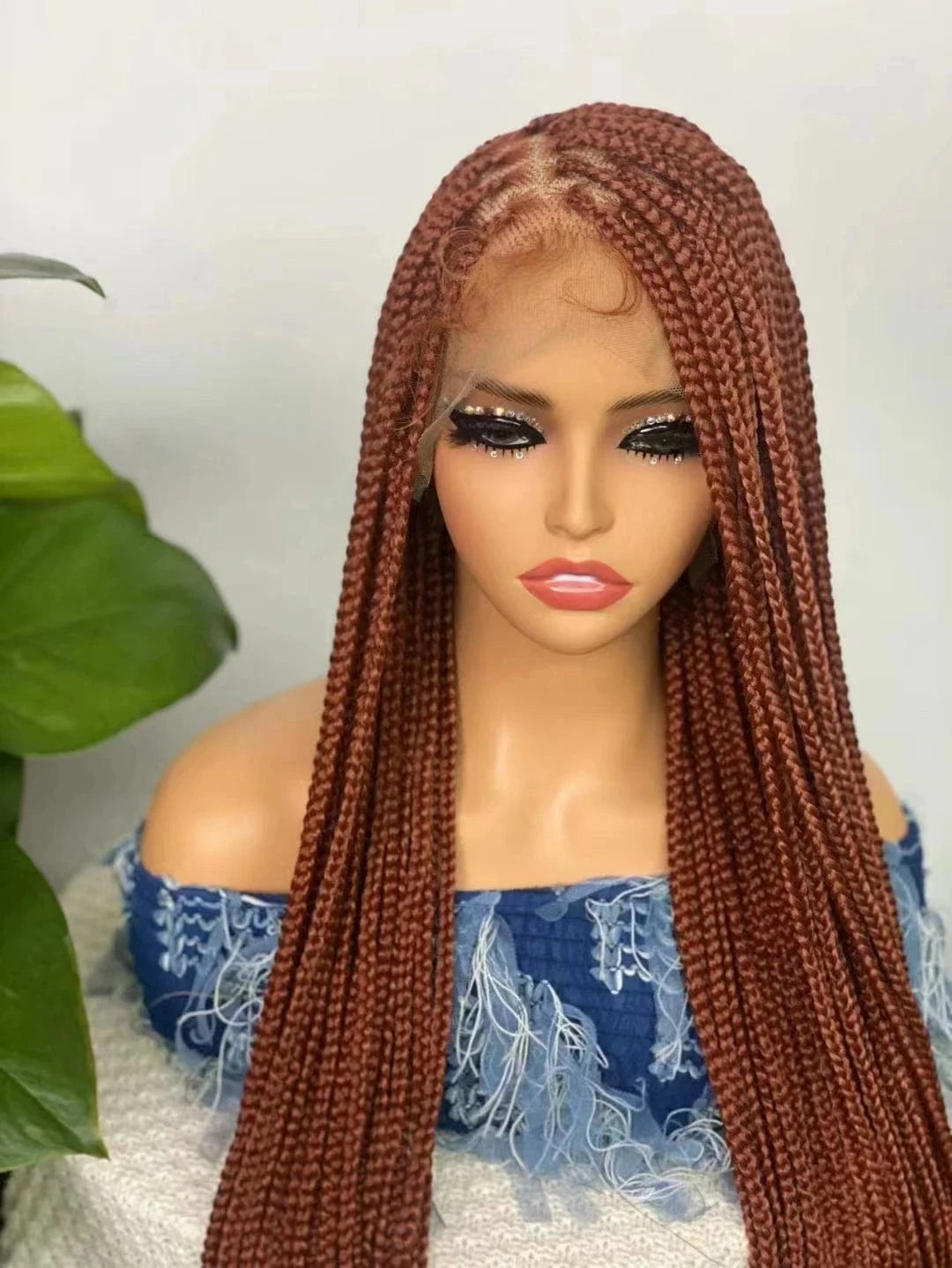 Wholesale Glueless Braid raw indian wigs Natural raw virgin lace front wigs human hair hd 360 full frontal lace braided