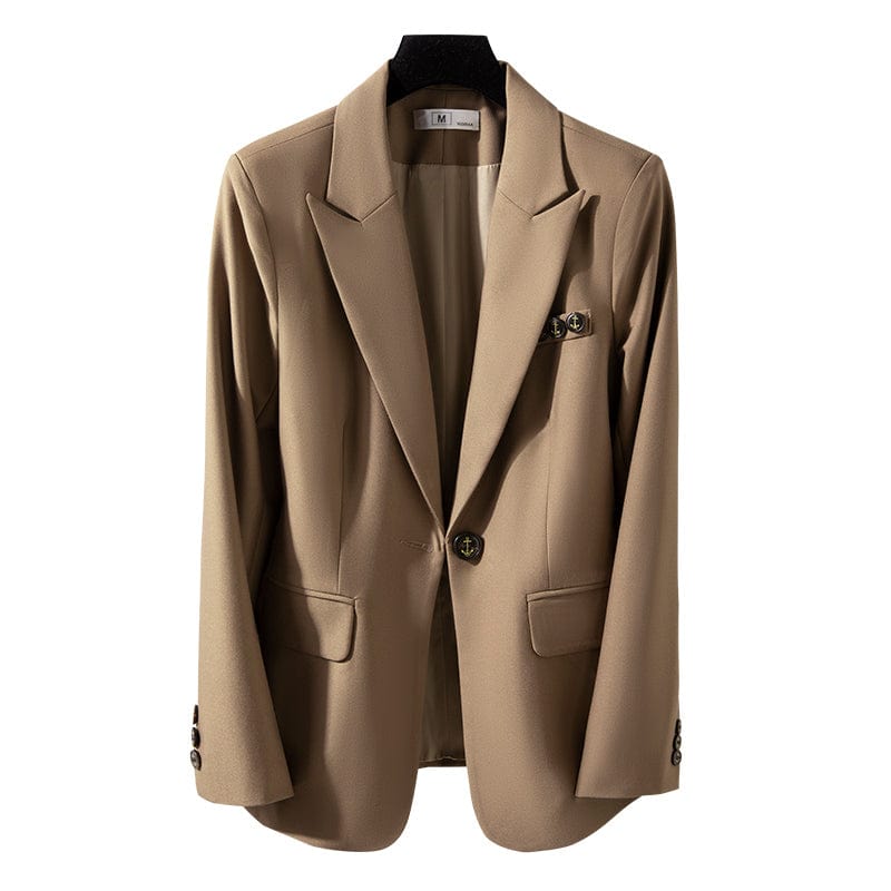Wholesale High-quality 2 Piece Suit Set Single Button Blazer Office Lady Fashion Pant Suits Women Business Jacket And Trousers