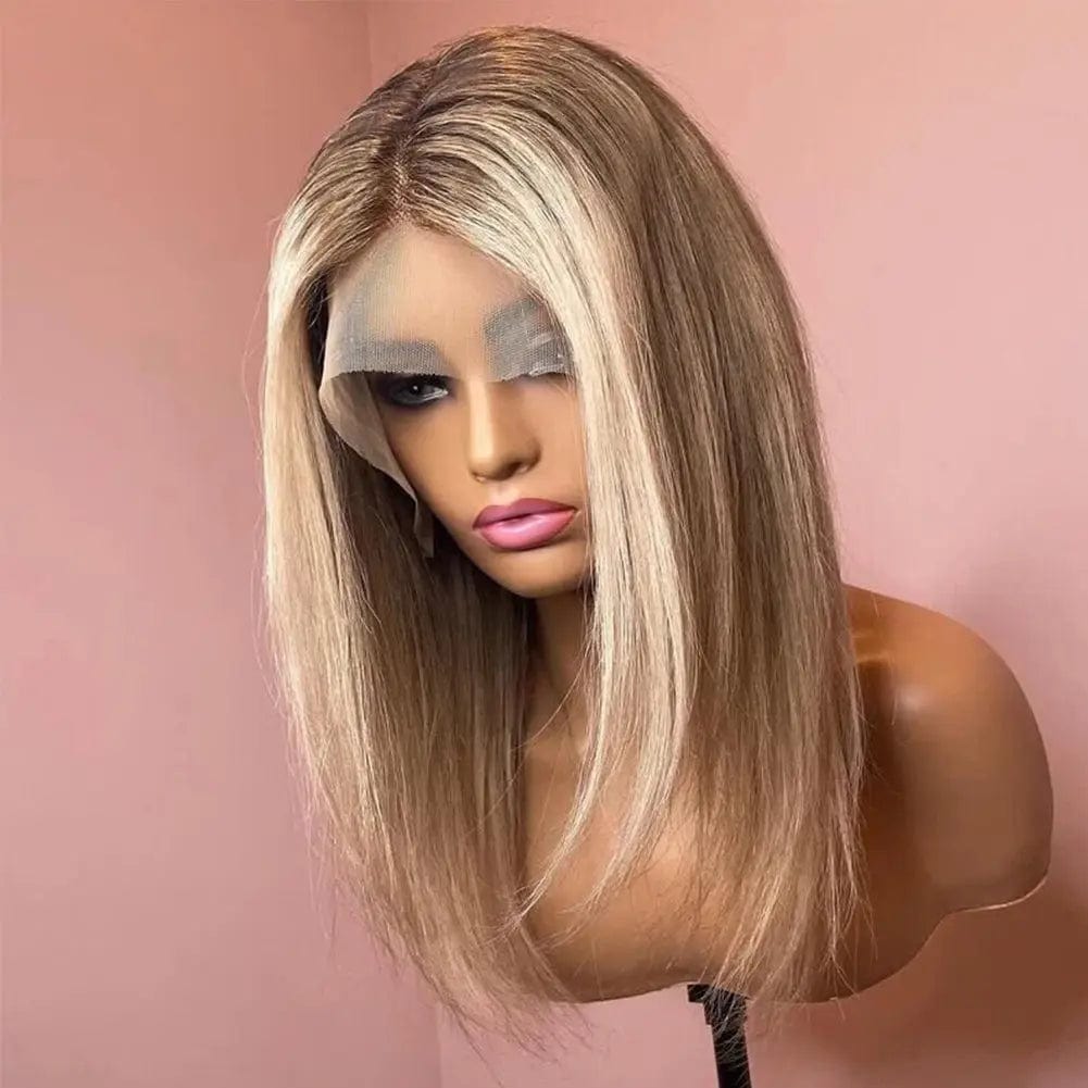 Wholesale Highlight Blonde Color Italien Wave European Human Hair 13*4 Lace Front Wigs for Black Women