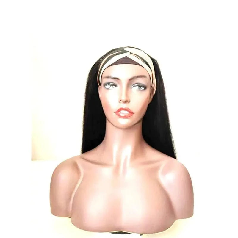 Wholesale Human Hair Headband Wig For Black Women Raw Virgin Brazilian Human Hair Headband Wigs