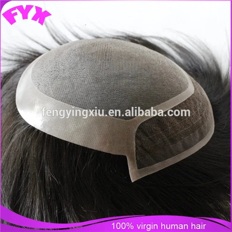 Wholesale kinky curly human hair men wig hair piece for black men personal customized