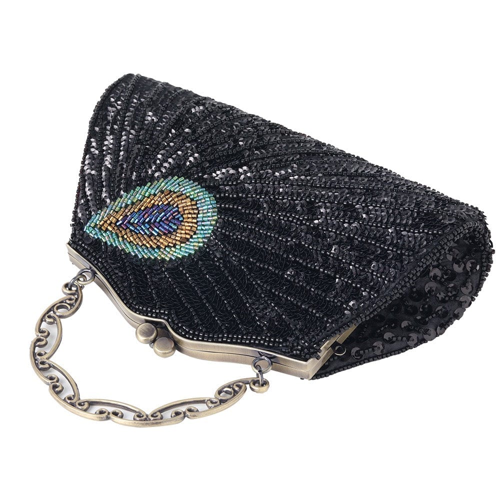 Wholesale Ladies Embroidered Clutch Vintage Handmade Beaded Sequin Clutch Bags Fashion Women Tote Handbag Stone Clutch Bags