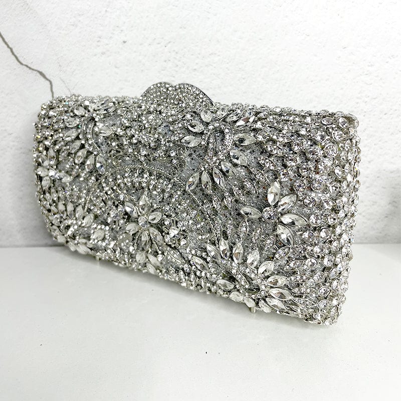 Wholesale Ladies Fancy High Quality Rhinestones Crystal Clutch Purse Evening Handbag Wedding Bags Party Crystal Bag