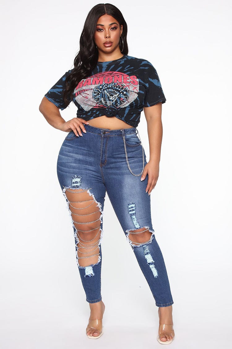 Wholesale Ladies Female Women's Pantalon Jean Femm Sexy Bell Bottom Plus Ripped Denim Pants Skinny High Waisted Jeans