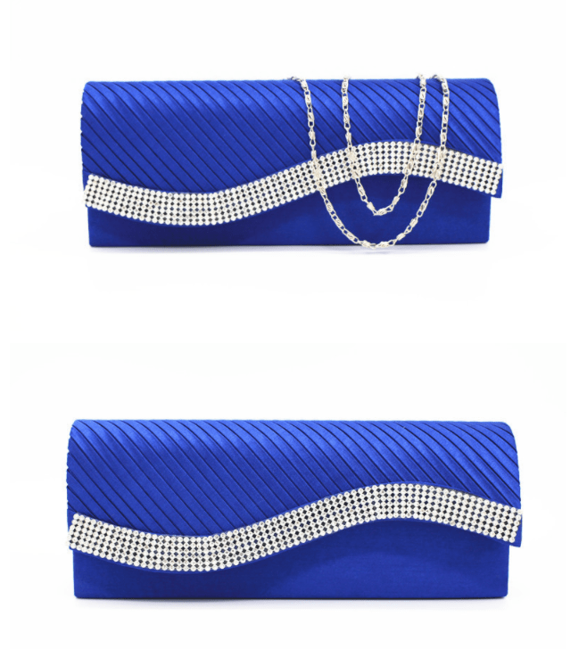 Wholesale ladies small purses chain rhinestone purse clutch bag evening bags for woman