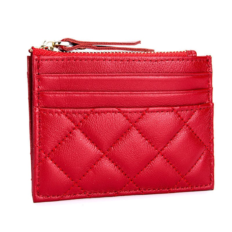 Wholesale Leather Soft Slim Atm ID Card Business Card Holder Case Leather Card Holder