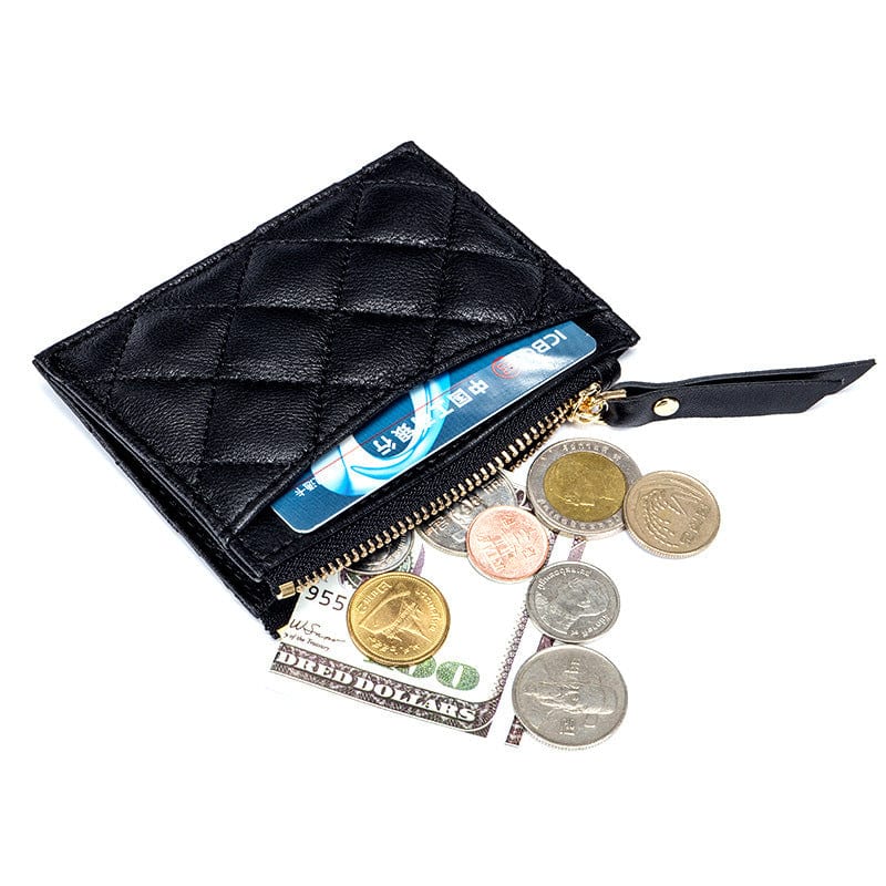 Wholesale Leather Soft Slim Atm ID Card Business Card Holder Case Leather Card Holder