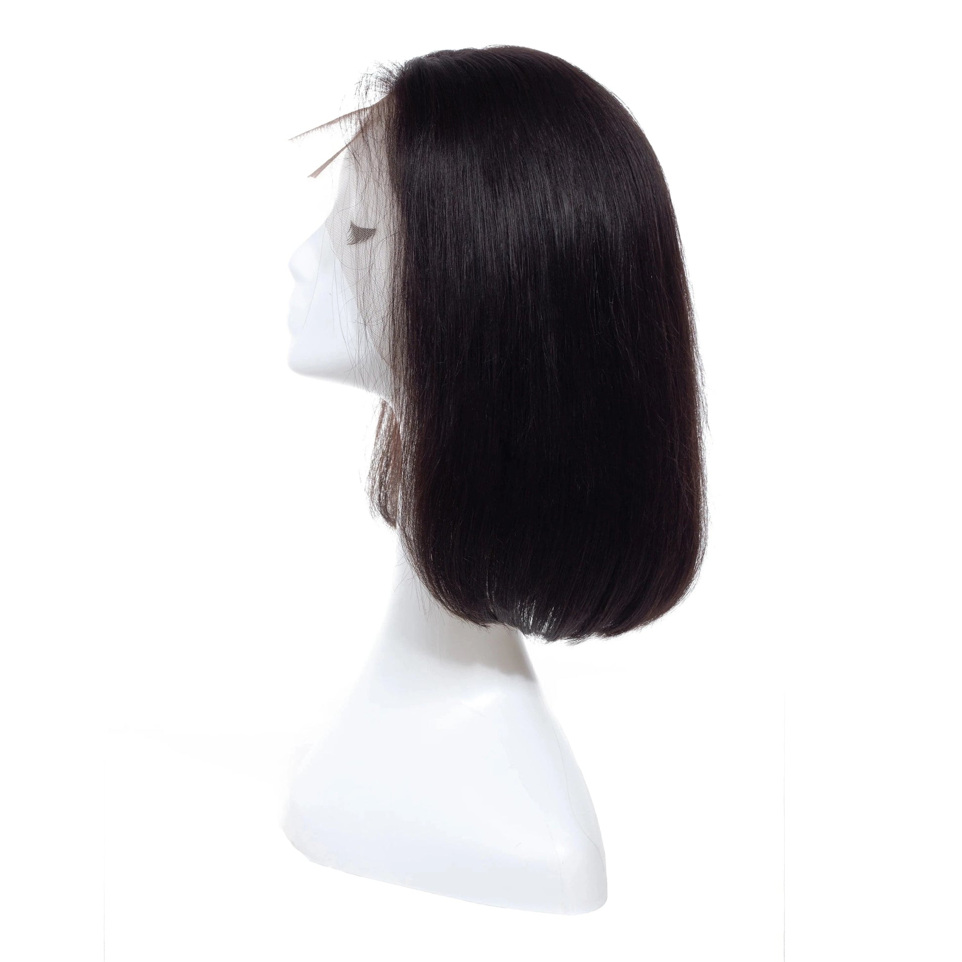 Wholesale  Light Brown Bob Wig Peruvian Human Hair Lace Front Wig Perruque Cheveux Humain
