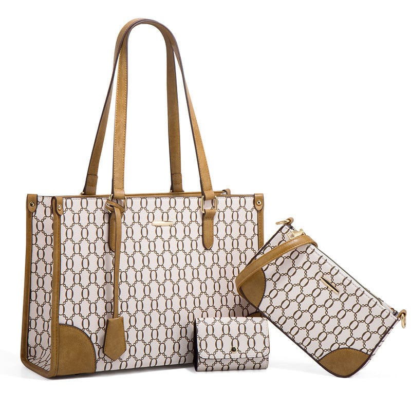 Wholesale Luxury Purses For Women Ladies 2022 Vegan Genuine Leather Handbags Matching Purse Set Bulk Of Women And Purse Tote Set
