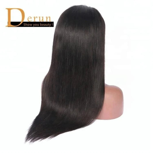 Wholesale Mink Cambodian human Hair Raw Virgin Straight Hair Full Cuticle Aligned 13*6 Lace frontal Wigs 150% density