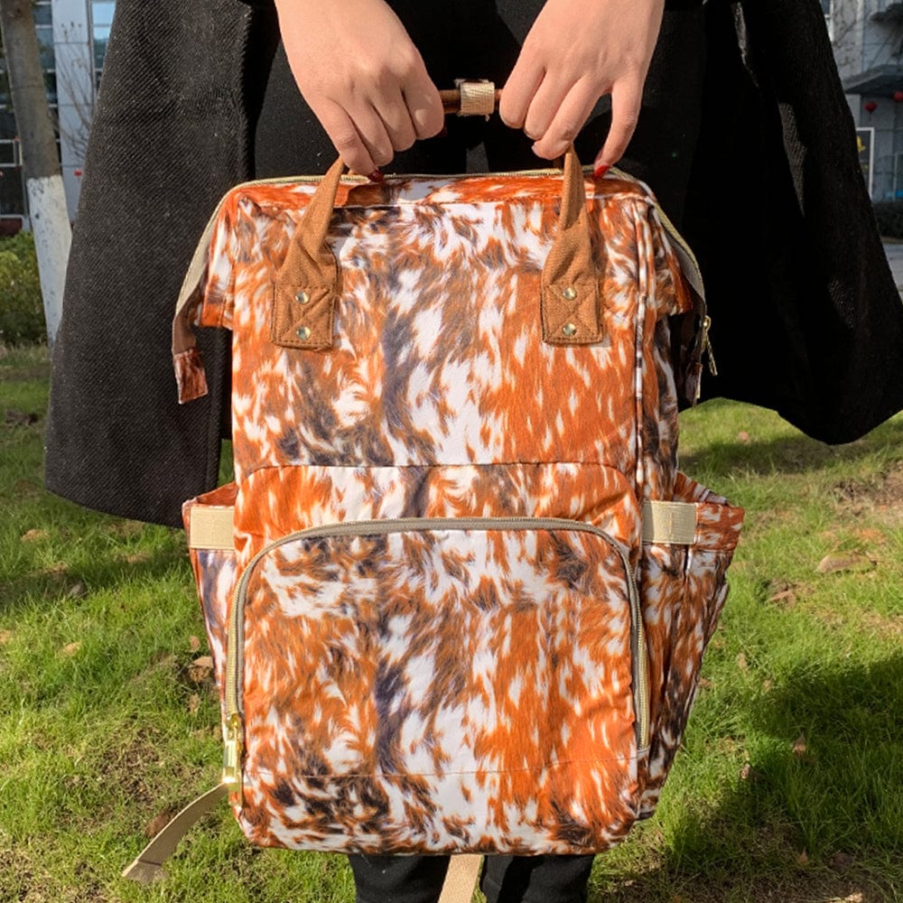 Wholesale OEM Factory Colorful Snake Design Maternity Mummy Bag Tote Handbag Waterproof Travel Diaper Bag For Mom Baby Care