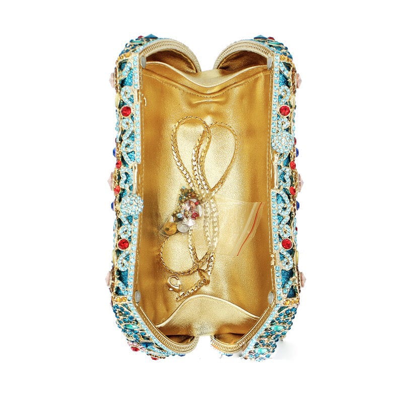 Wholesale Shinny Luxury Crystal Evening Clutch Bag For Women Rhinestone Handmade Purse Dinner Banquet Dress Handbags