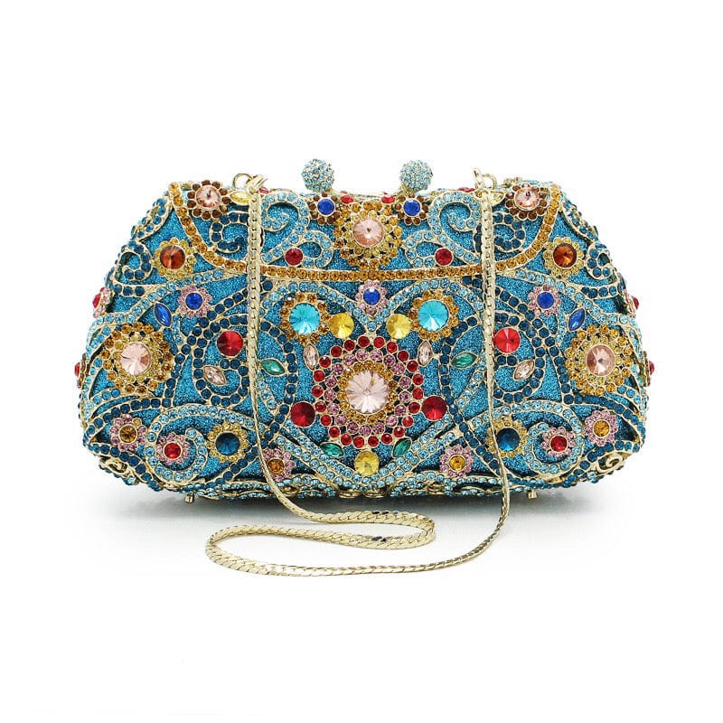 Wholesale Shinny Luxury Crystal Evening Clutch Bag For Women Rhinestone Handmade Purse Dinner Banquet Dress Handbags