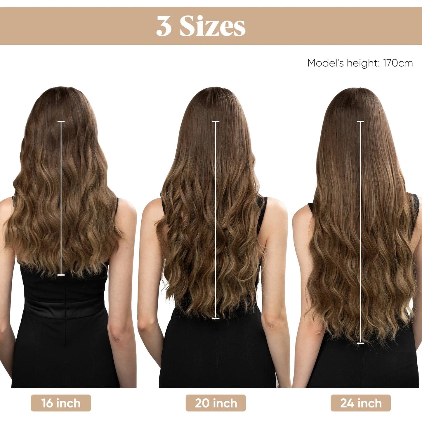 Wholesale Suppliers Synthetic Fiber Invisible Wire White Seamless Ombre Private Label Hair Extensions Pieces for White Woman