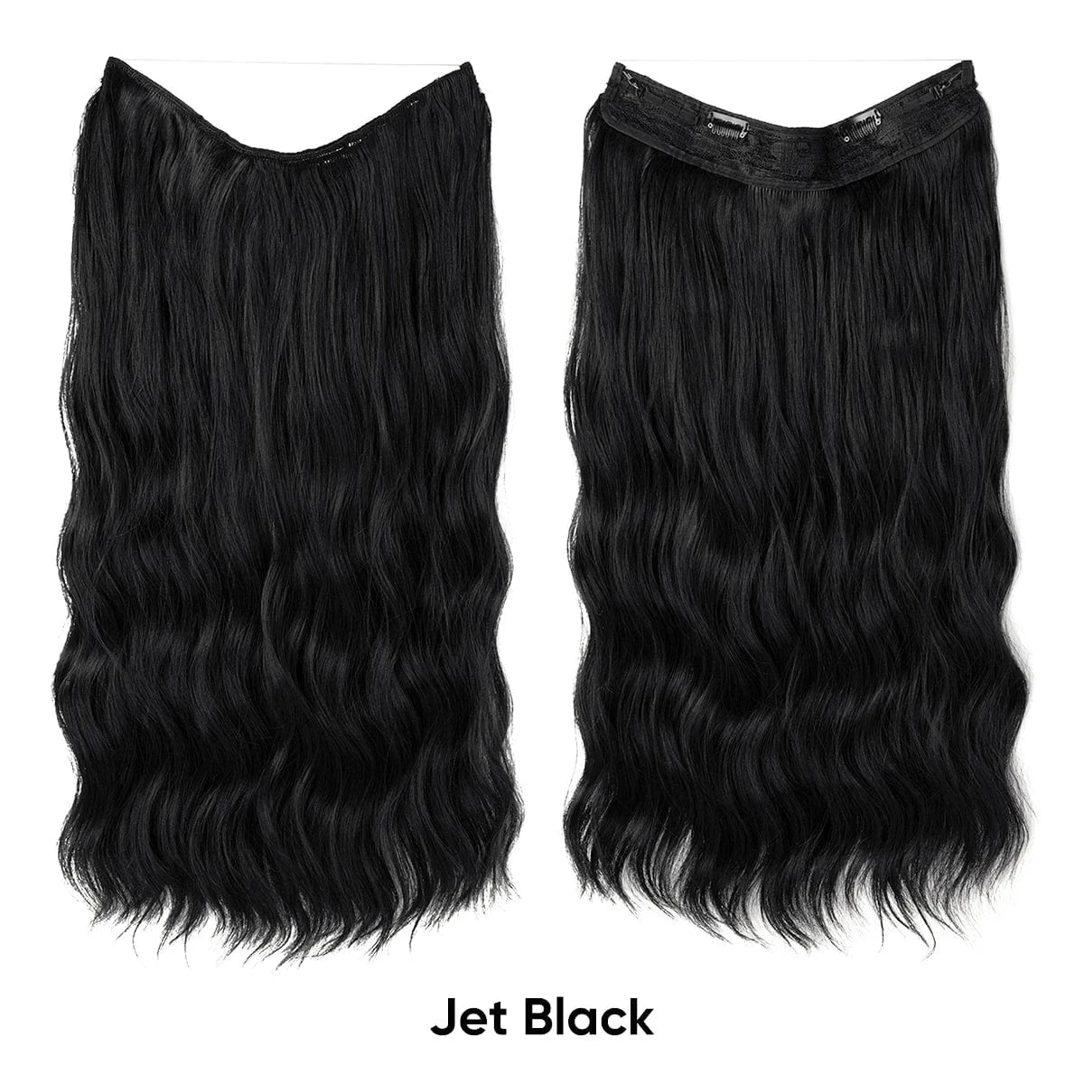 Wholesale Suppliers Synthetic Fiber Invisible Wire White Seamless Ombre Private Label Hair Extensions Pieces for White Woman