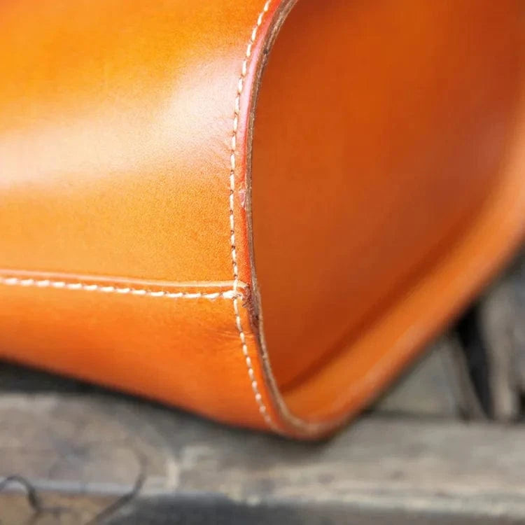 Wholesale Vintage Women's Bucket Bag Customized Genuine Leather Ladies Handbags Fashion Trend Nice Design Bucket Bags For Women