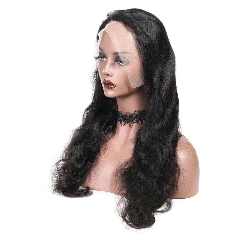 Wholesale Virgin Brazilian Body Wave Pre Plucked Swiss Transparent Lace 13x6 HD Human Hair 13x4 Lace Frontal Wig