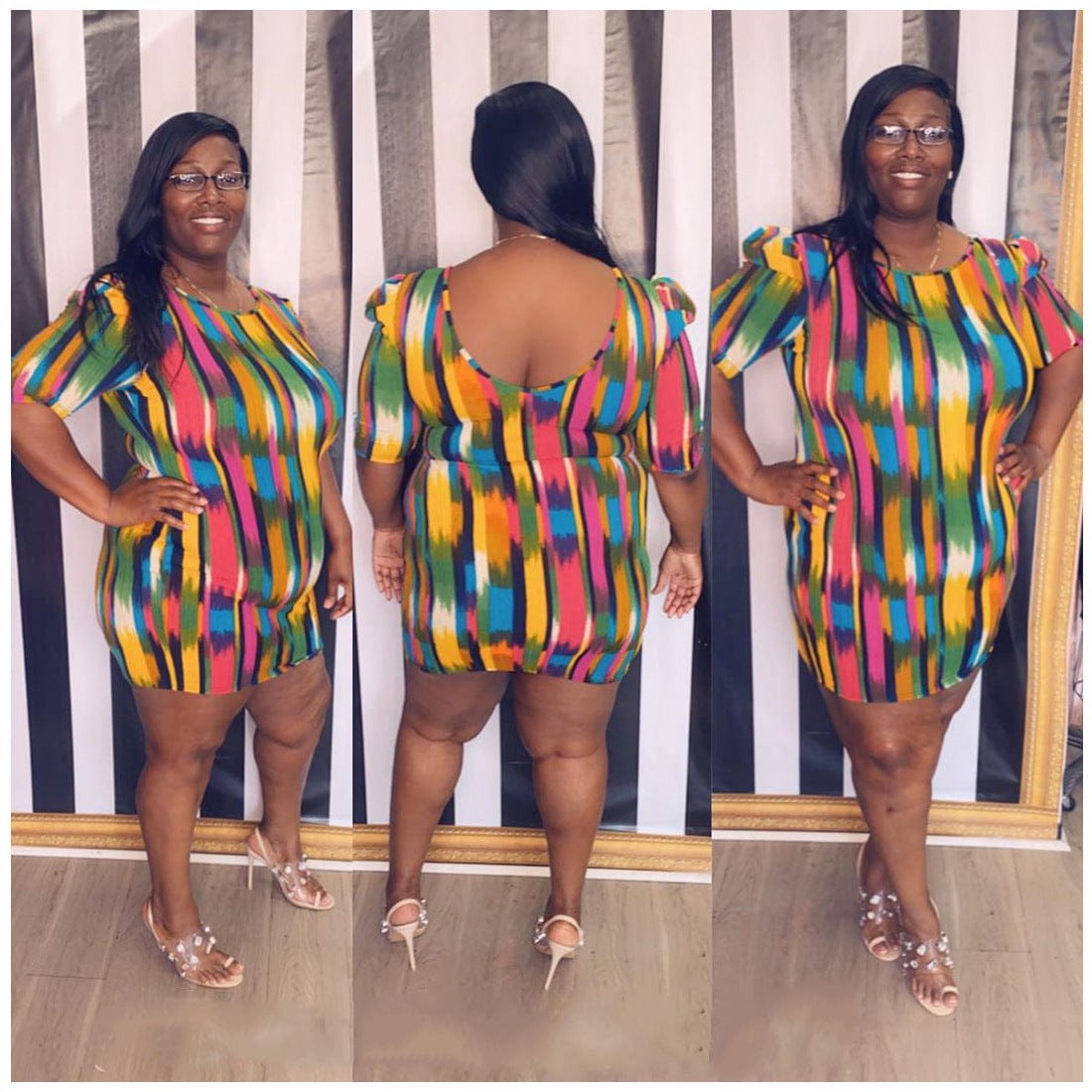Wholesale women's clothes woman big yards 5 xl summer new design fashion women's clothing color plus size skirt customize LOGO