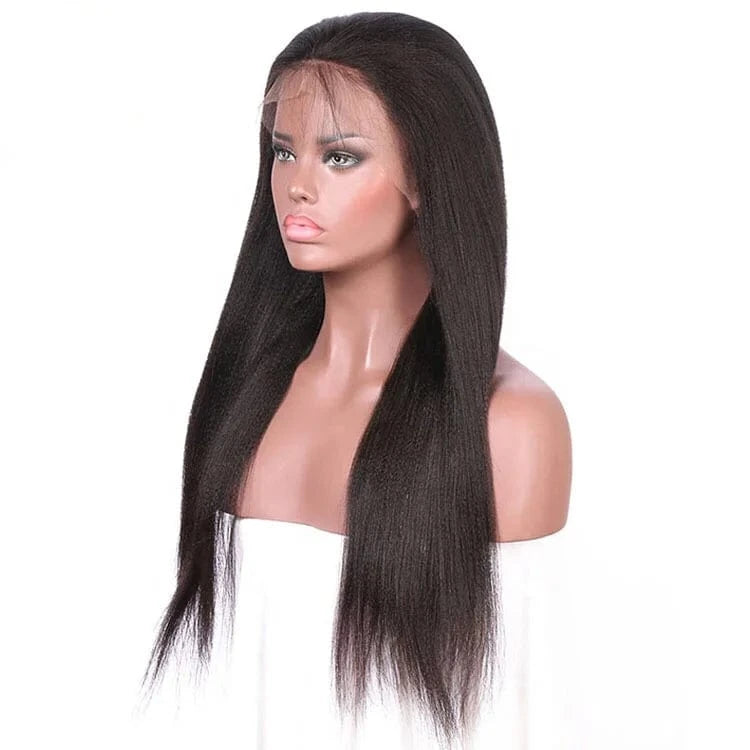 Wholesale yaki brazilian human hair wig, free sample silk top human hair full lace wig, real natural wigs for black women
