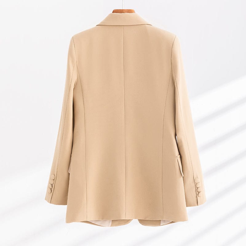 Wholesaler 2 Pieces Suit Set Formal Pant Suit Uniform Designs for Women Business Office Lady Fashion Blazer Work Wear Suits