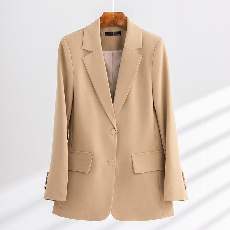Wholesaler 2 Pieces Suit Set Formal Pant Suit Uniform Designs for Women Business Office Lady Fashion Blazer Work Wear Suits