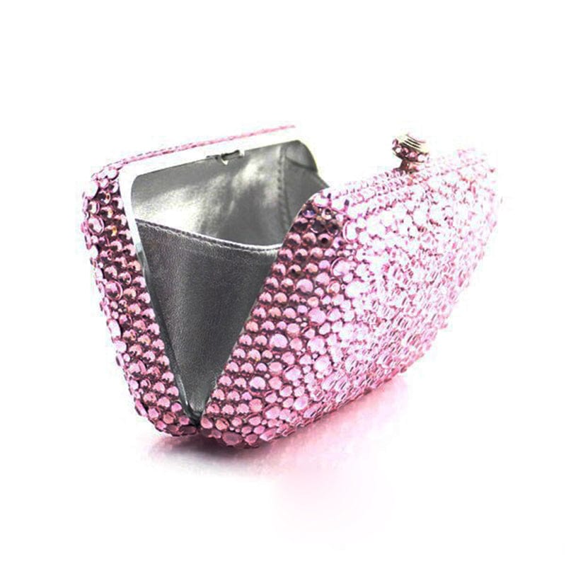 Wholesales Diamond Minaudiere Purses Rhinestone Handbag Ladies Wedding Cocktail Party Crystal Evening Bags Minaudiere Purses
