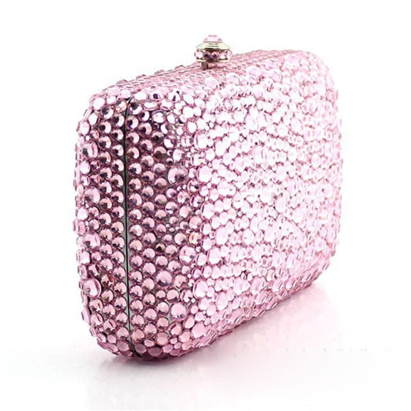 Wholesales Diamond Minaudiere Purses Rhinestone Handbag Ladies Wedding Cocktail Party Crystal Evening Bags Minaudiere Purses