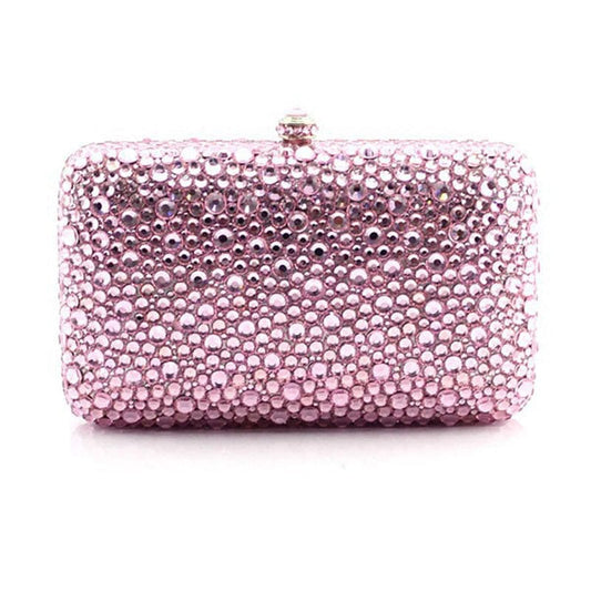 Wholesales Diamond Minaudiere Purses Rhinestone Handbag Ladies Wedding Cocktail Party Crystal Evening Bags Minaudiere Purses