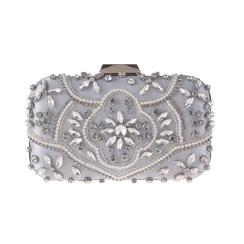 Wholesales Ladies India Style  Rhinestone Clutch Diamond Evening Beaded Bag Clutch HandBags Shoulder Diamond Purse