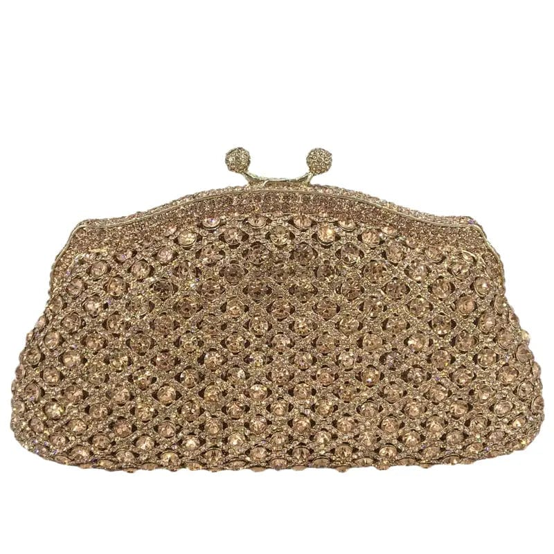 Wholesales Luxury Crystal Elegant Clutch Bag Dress Wedding Purse Women Rhinestone Party Evening Handbag For Woman