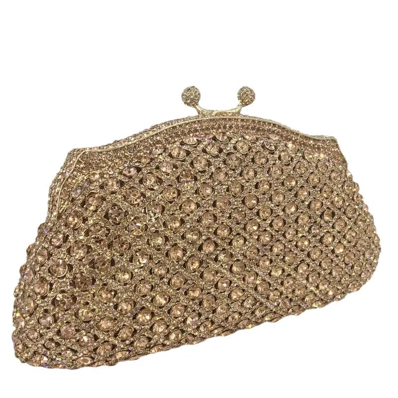 Wholesales Luxury Crystal Elegant Clutch Bag Dress Wedding Purse Women Rhinestone Party Evening Handbag For Woman