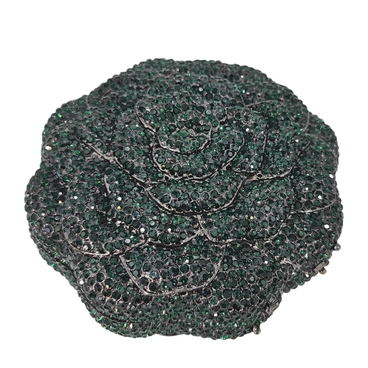 Wholesales Luxury Crystal Flower Evening Clutch Bag Female Wedding Rhinestone Party Purse and Handbag Woman;s