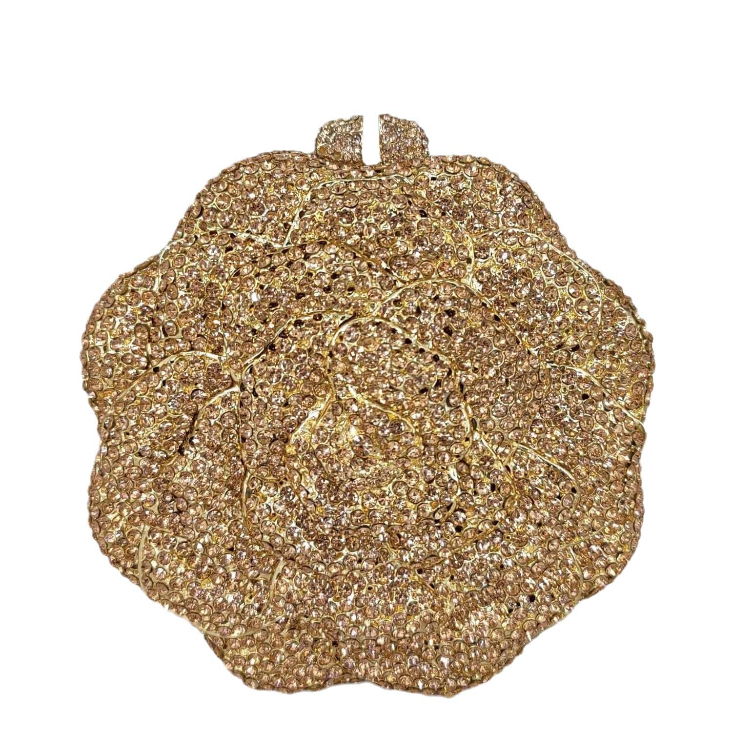 Wholesales Luxury Crystal Flower Evening Clutch Bag Female Wedding Rhinestone Party Purse and Handbag Woman;s